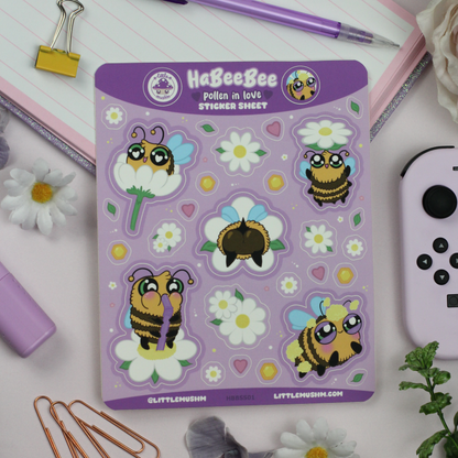 Habeebee | Pollen In Love | Sticker Sheet