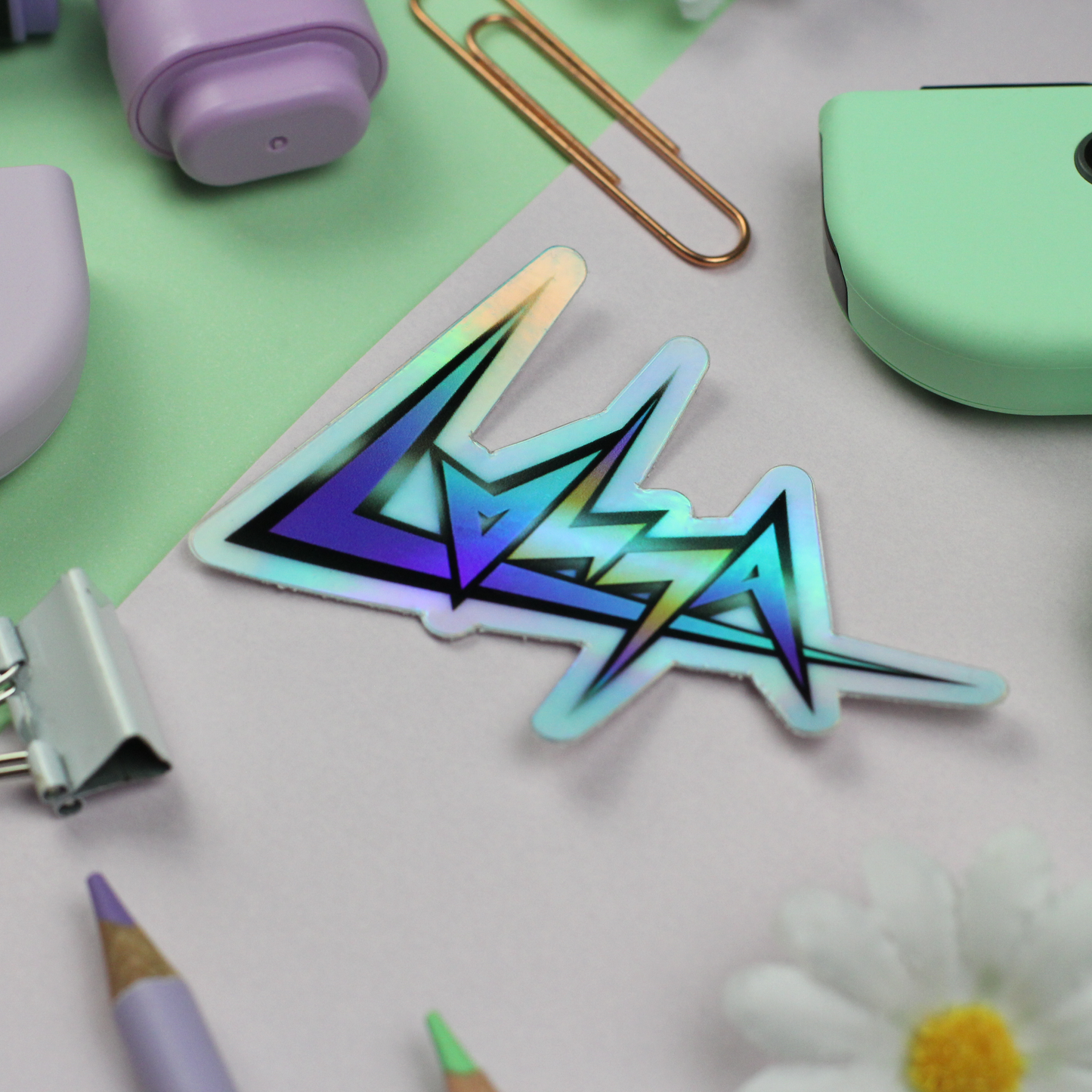 Louna Logo | Holographic Sticker