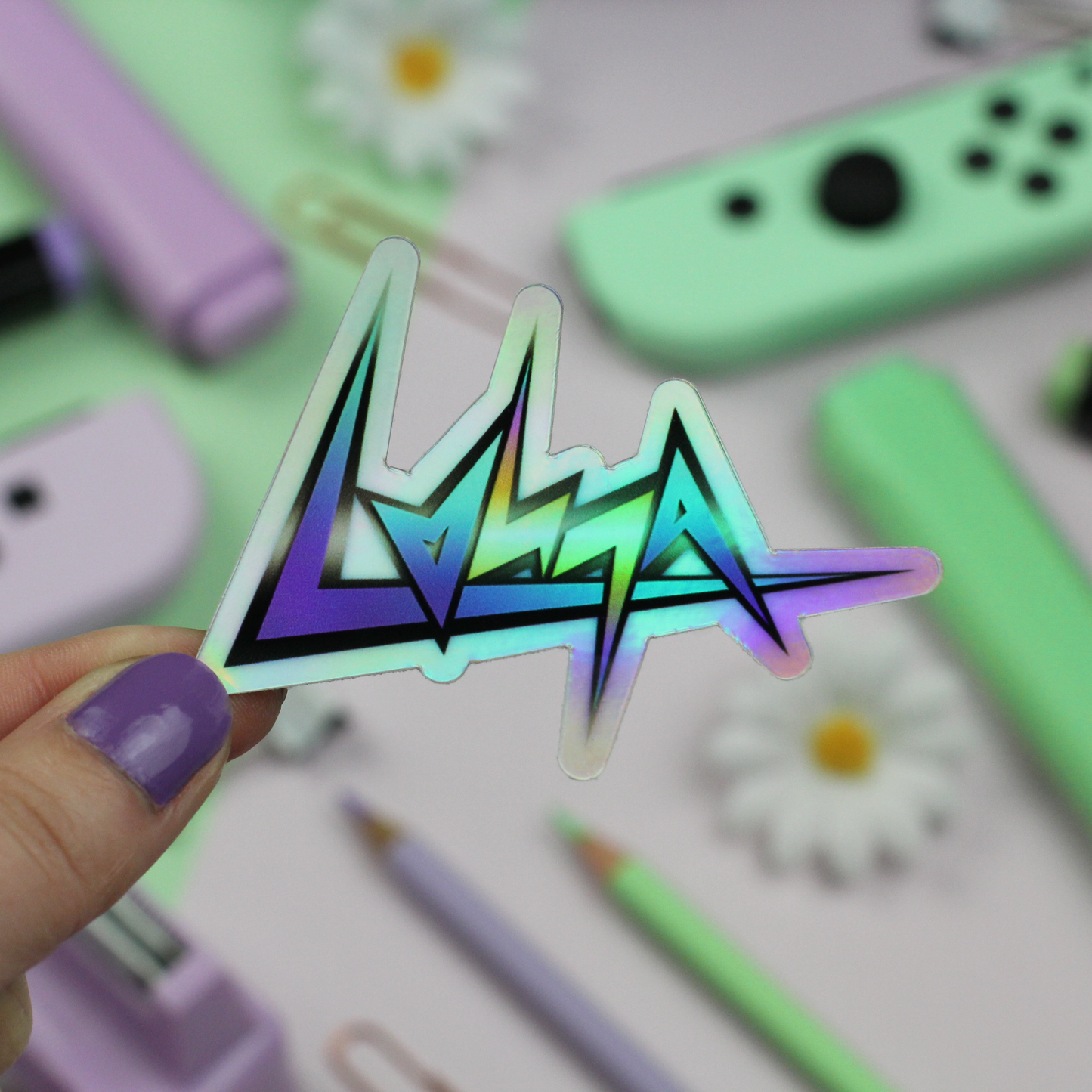 Louna Logo | Holographic Sticker