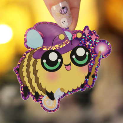 Habeebee-witched | Glitter Sticker