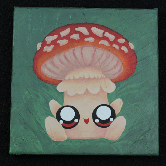 Little Fungus | Original Painting | Textured