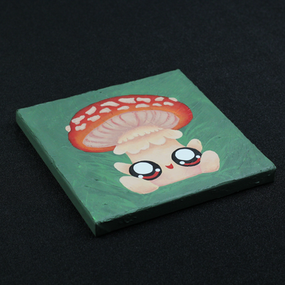 Little Fungus | Original Painting | Textured