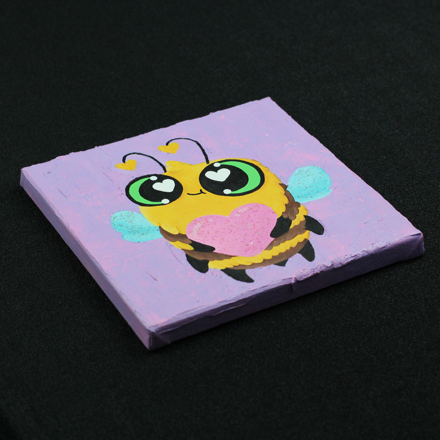 Habeebee | Original Painting | Textured, Glitter