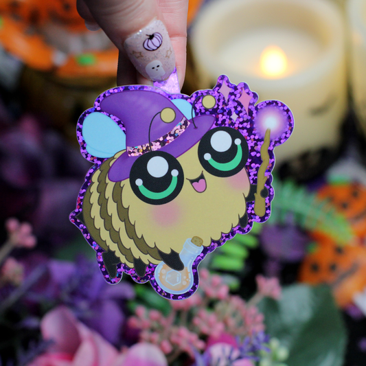 Habeebee-witched | Glitter Sticker