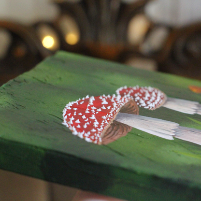 "Amanita Minute" | Original Mushroom Painting