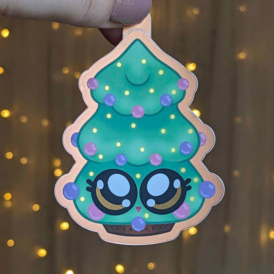 Sticker Gift-Tag | Christreena the Christmas Tree